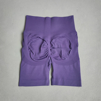 Yoga Shorts Women Sports Shorts Seamless Gym Workout Shorts High Waist Push Up Fitness Sports Shorts Cycling Shorts - Smarsty