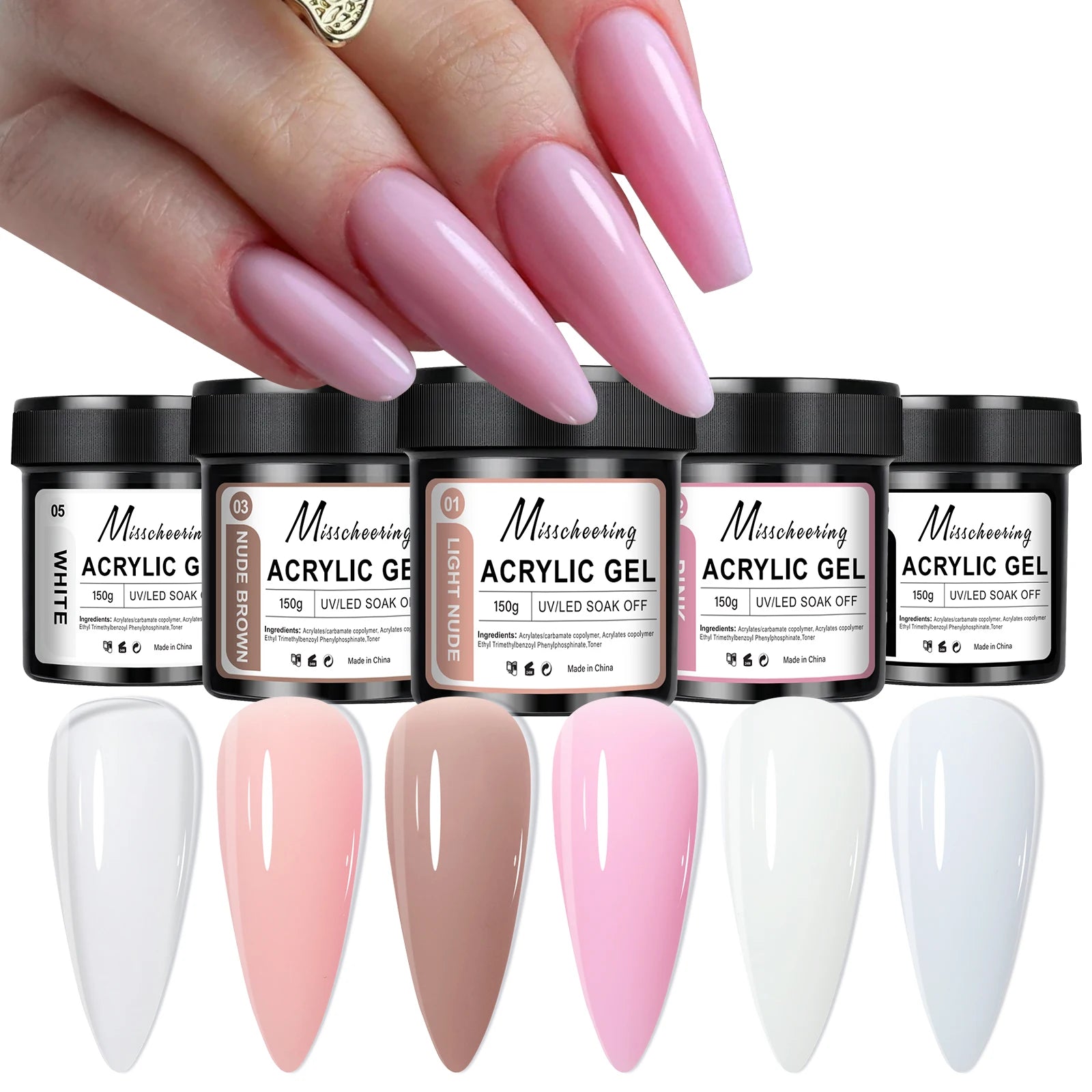 150g Large Capacity Nail Extension Gel for DIY Art - Smarsty