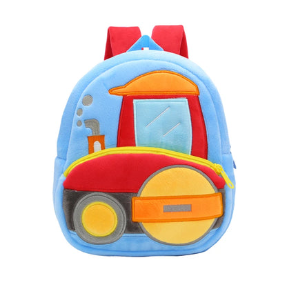 Plush Excavator Kids Backpack For Small School Bags - Smarsty