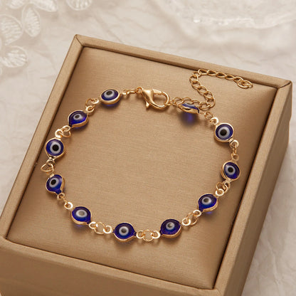 Lucky Turkey Evil Eye Bracelet For Good Luck - Smarsty