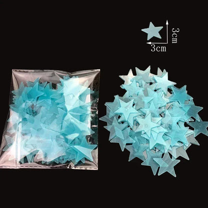 Glow in The Dark Stars Wall Stickers for Kids - Smarsty