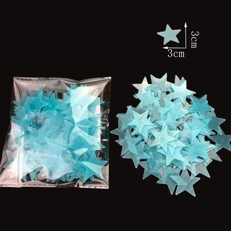 Glow in The Dark Stars Wall Stickers for Kids - Smarsty