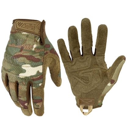Touchscreen Tactical Gloves Shockproof Non Slip Full Finger - Smarsty