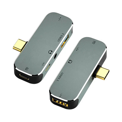Type-C Extension Hub to 3.5 PD100W USB3.0/USB2.0/USB3.1 HDMI-Compatible Splitter Computer Peripherals