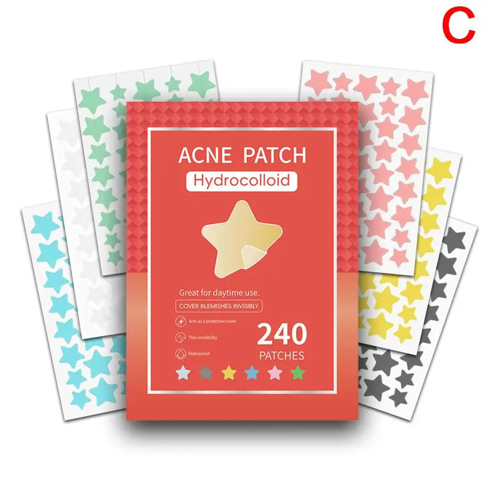 Colorful Star Acne Patches for Spot Treatment - Smarsty