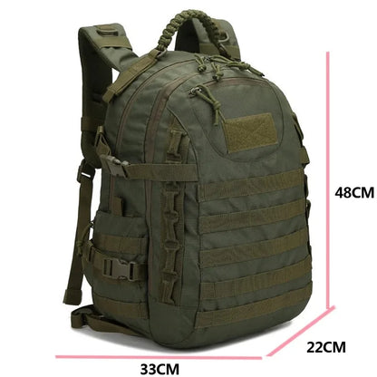 35L Tactical Backpack Outdoor Camping Hunting Sports Bag Soft Back Large Capacity Backpack - Smarsty