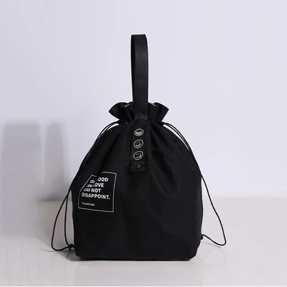 Canvas Lunch Bag Bento Box For Outdoor Picnics Fresh Keeping - Smarsty