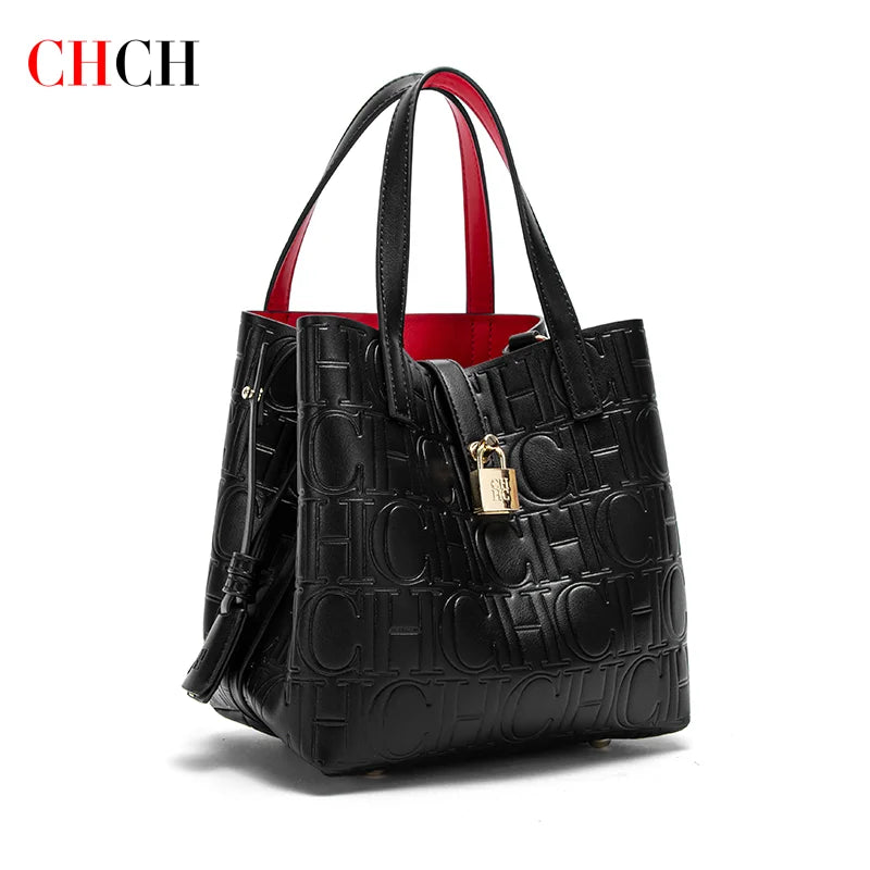 Women Tote Bag Steel Embossed Handheld Casual Purse - Smarsty