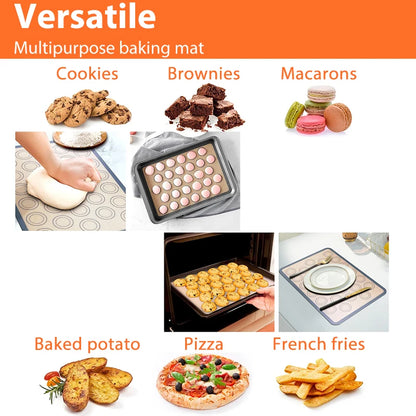 Silicone Baking Mat - Reusable Non Stick Oven Liner - Smarsty