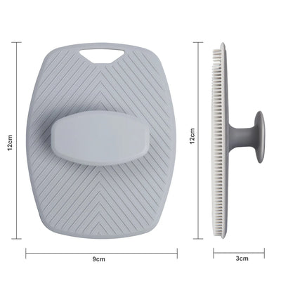 Exfoliating Silicone Brush Cleanser with No Slip Handle - Smarsty