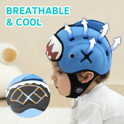 MamboBaby Safety Helmet for Crawling & Walking, Ultra Lightweight Adjustable Infant Head Protector Suitable for Baby 6-24 Mont