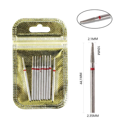 10 Piece Diamond Nail Drill Bit Set for Perfect Manicures - Smarsty