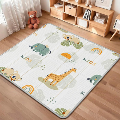 Baby Play Mat, PIGLOG 50x50 Playpen Mat, Waterproof Playmats for Babies and Toddlers Kids, Safe Foam Playmat for Tummy Time