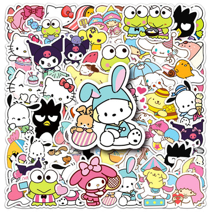 MINISO Cute Sanrio Family Stickers for DIY Projects - Smarsty