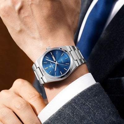Luxury Waterproof Quartz Men's Watch with Luminous Features - Smarsty