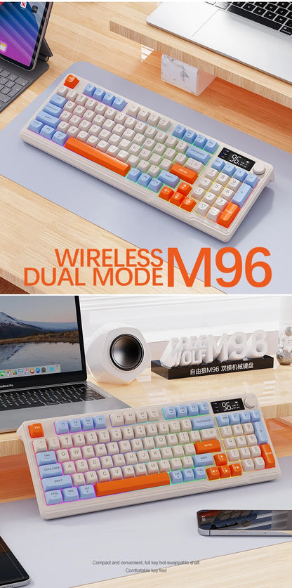 Bluetooth Gaming Keyboard With Multi Device Wireless