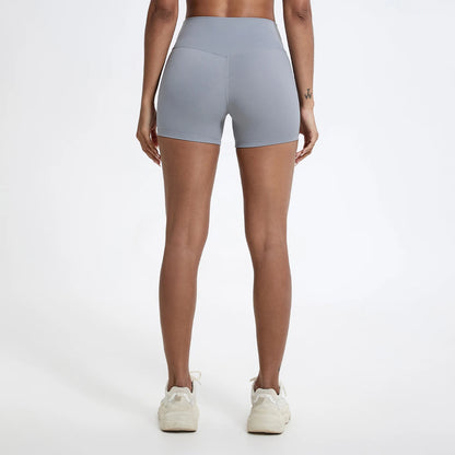 Hearuisavy Running Sports Shorts Women Buttock Lift Gym Leggings Women Cycling Slim Fit Workout Shorts High Waist Yoga Shorts - Smarsty