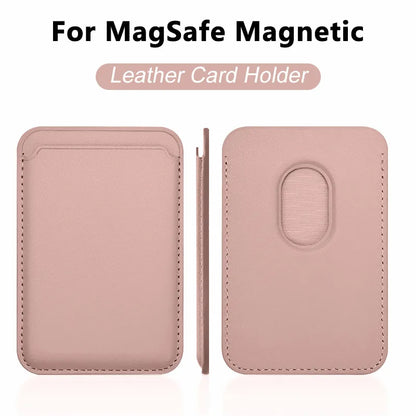 MagSafe Leather Wallet Case With Card Holder For iPhone - Smarsty