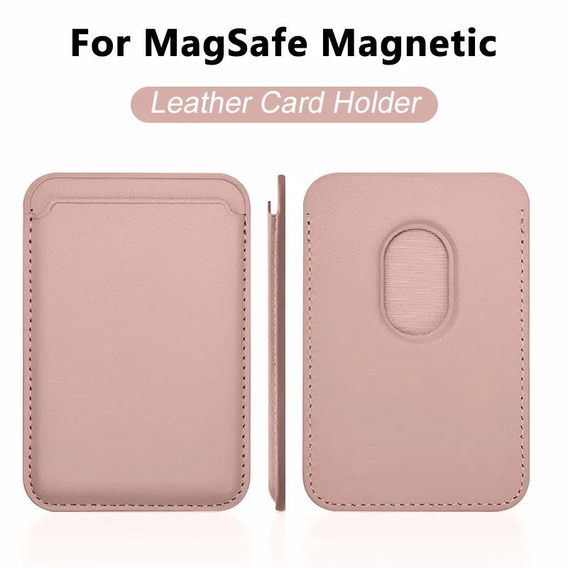 MagSafe Leather Wallet Case With Card Holder For iPhone - Smarsty