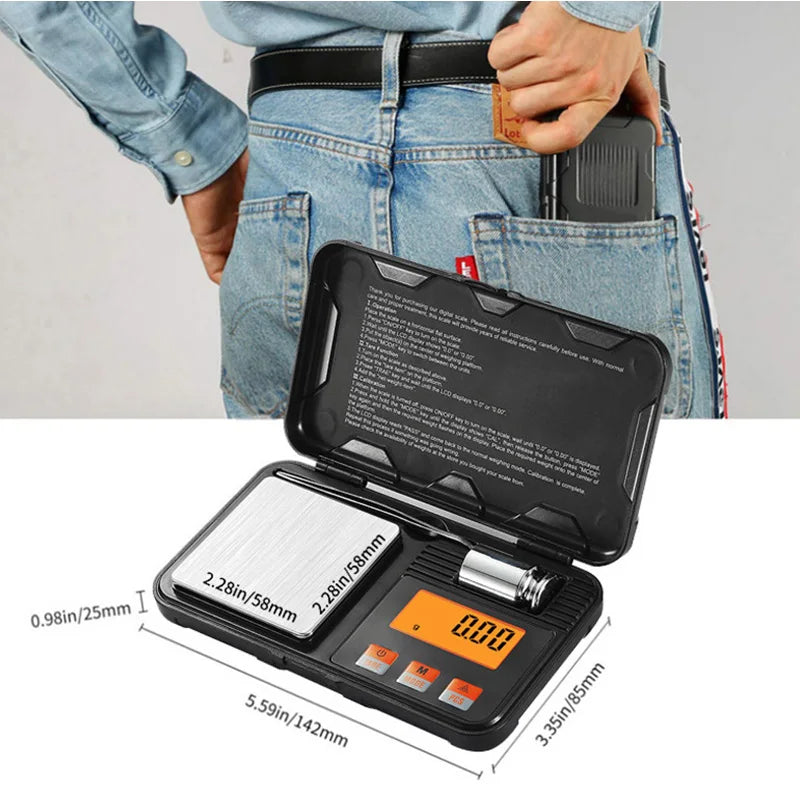 Precision Pocket Scale 0.001g for Jewelry Weighing - Smarsty