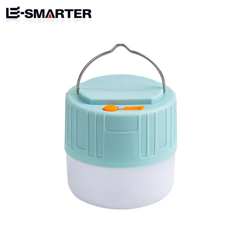 High Power LED Camping Light USB Rechargeable Bulb Outdoor Tent Lamp Portable Lantern Emergency Lighting Lights For BBQ Hiking by Smarsty