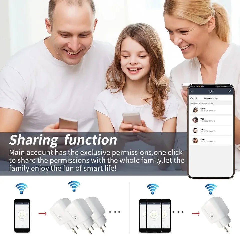 EWelink WiFi Smart Socket With Voice Control - Smarsty
