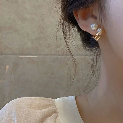 Classic Pearl Drop Earrings for Women - Timeless Elegance - Smarsty