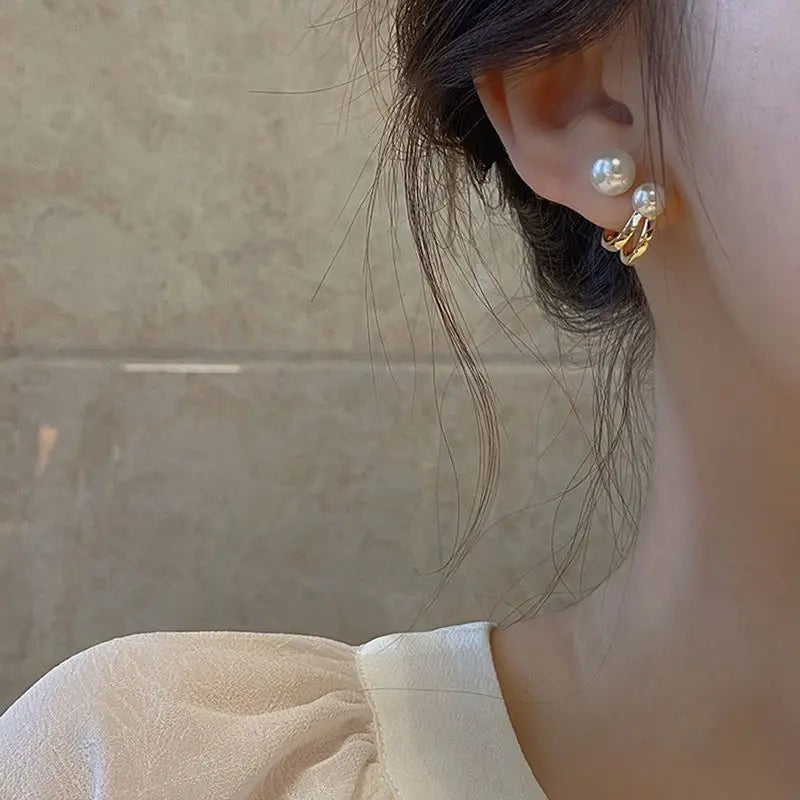 Classic Pearl Drop Earrings for Women - Timeless Elegance - Smarsty