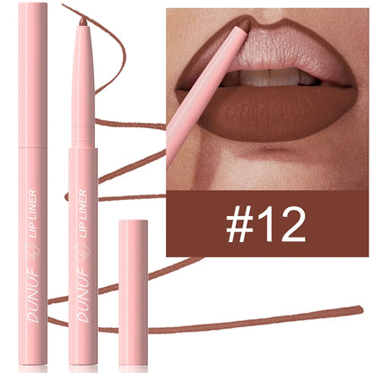 Matte Red Brown Lip Liner Pencil for Plump Lips - Smarsty