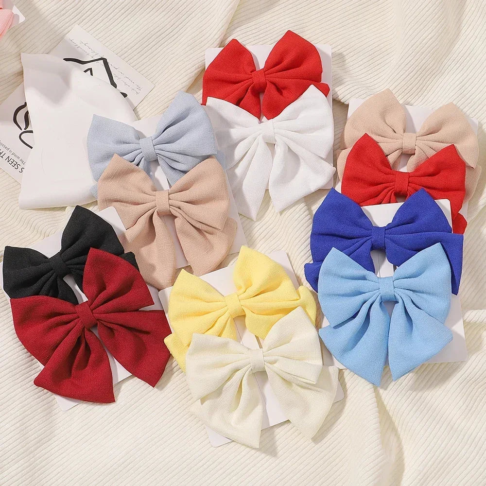 Cheer Bow Hair Clips Set for Girls Stylish Accessories - Smarsty
