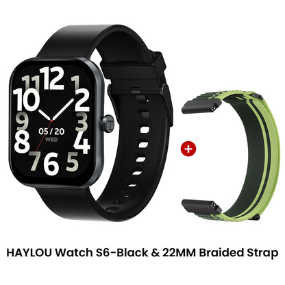 Haylou S6 Smartwatch With HD Display And Fitness Tracking - Smarsty