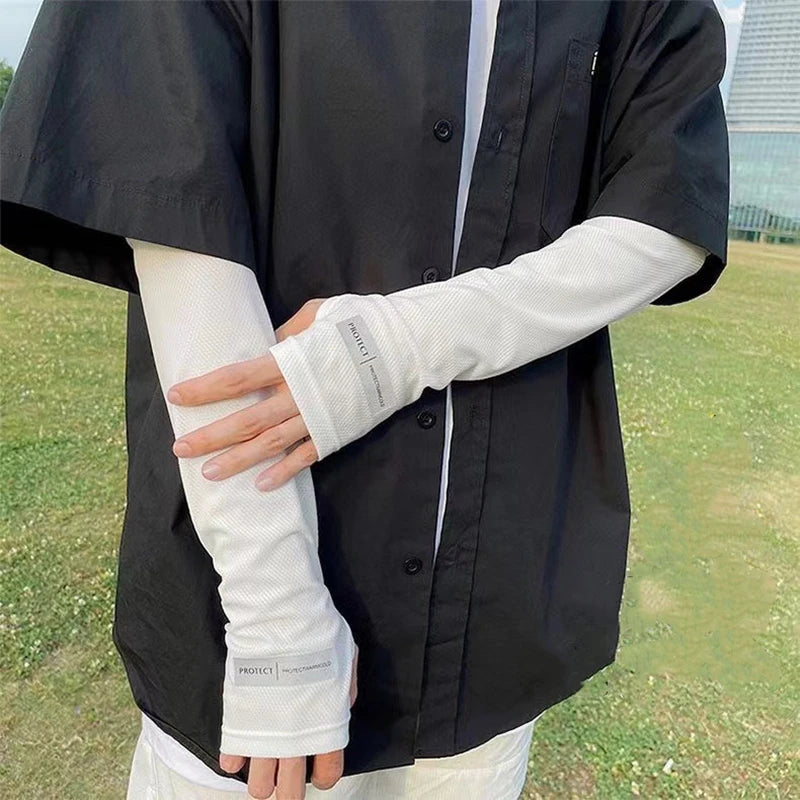 Men's Large UV Protection Ice Sleeves for Summer Outdoor - Smarsty