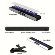 Powerful LED Solar Outdoor Wall Lamp with Motion Sensor - Smarsty