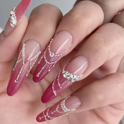 Mini Caviar Beads Nail Art Set with Magnetic Pen - Smarsty