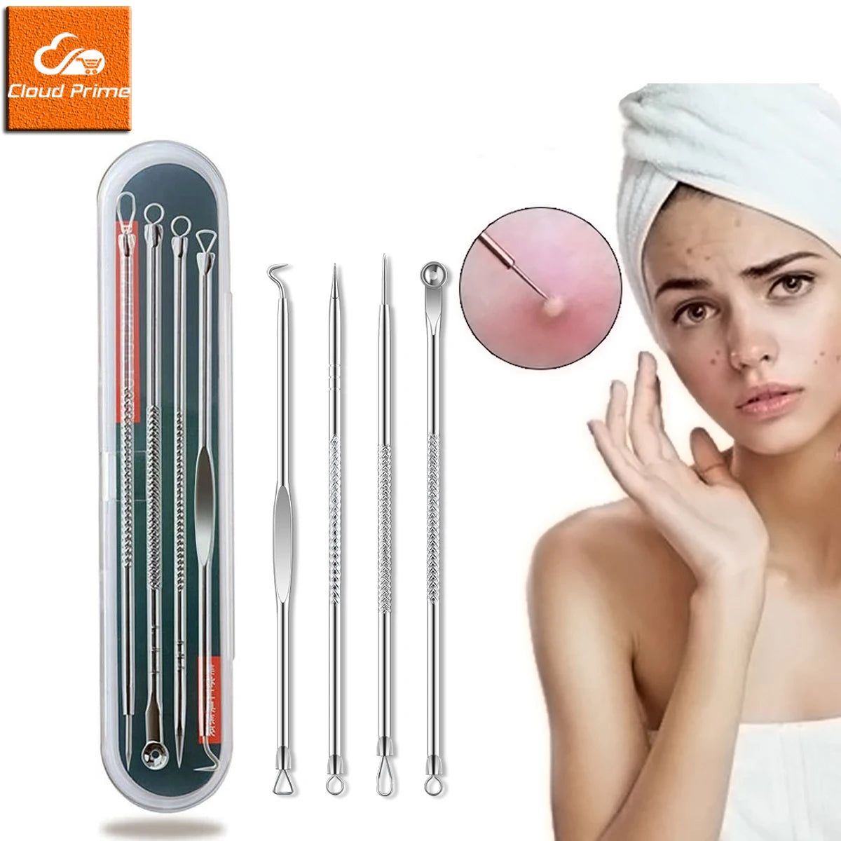4PCS Acne Remover Tool Set for Clear Skin - Smarsty