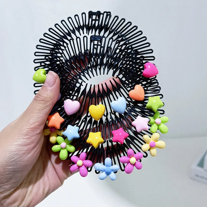 Colorful Hair Accessories Set for Girls with Combs and Clips - Smarsty