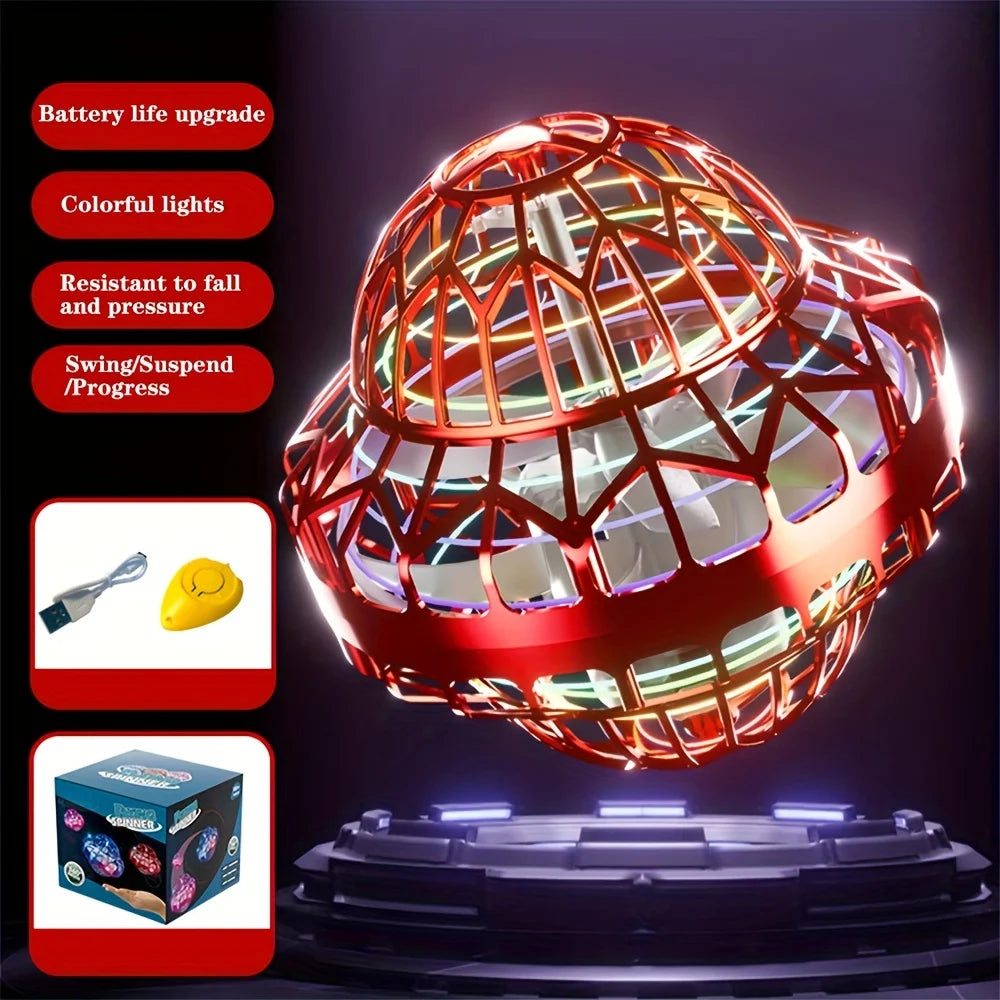 LYBMTWF Smart Induction Flying Ball Toy, Hand-controlled Boomerang Hover Ball,Cosmic Saucer Flying Spinner Swing Ball,Toy gift