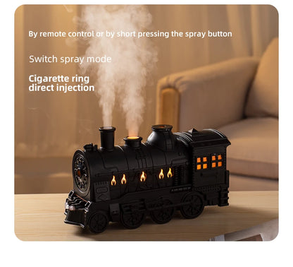 Ship Train Shape Ultrasonic Humidifier With Colorful Lights - Smarsty