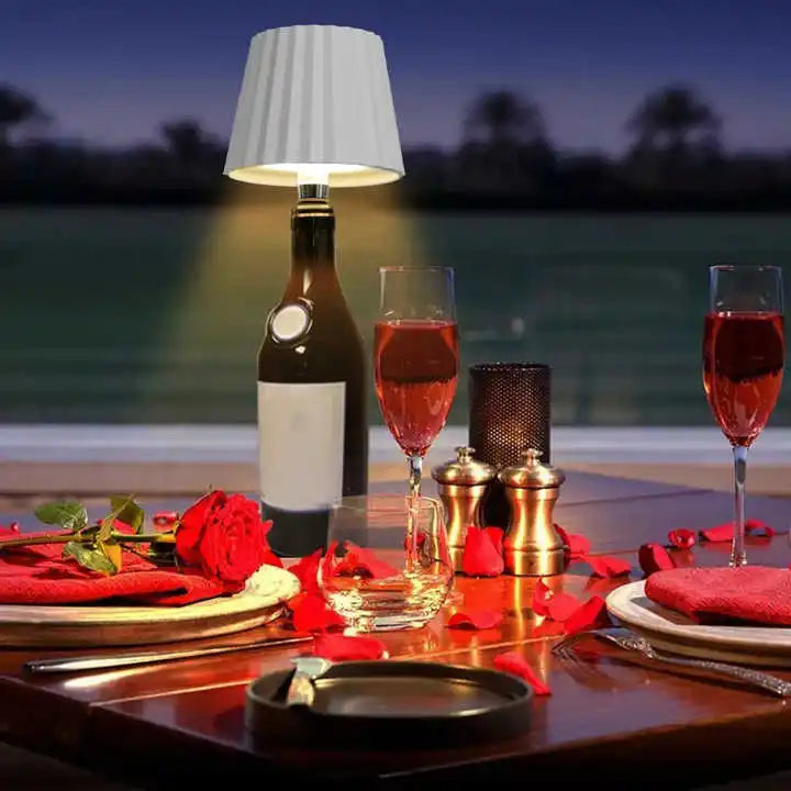 Wireless Bottle Lamp with 3-Color Touch Control - Smarsty