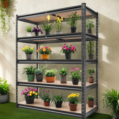 72"/60"H Garage Shelving Storage Shelves，2000LBS Capacity Heavy Duty Adjustable Storage Shelve For Closet - Smarsty