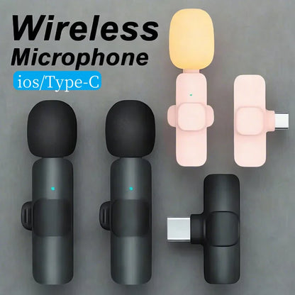 Portable Wireless Lavalier Microphone for Clear Live Streaming - Smarsty