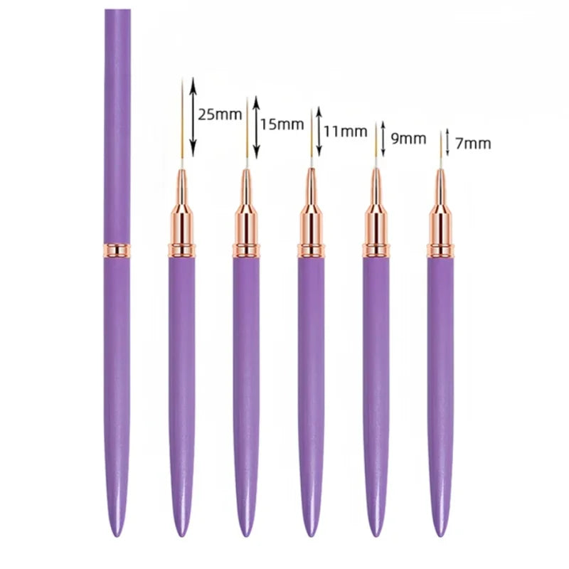 Professional Nail Art Liner Brush Set for Precision Painting - Smarsty