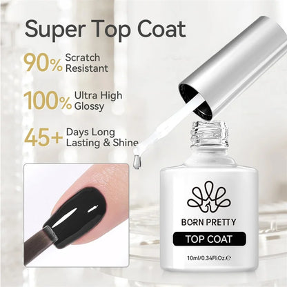 Born Pretty Super Top Coat and Base Gel Polish - Smarsty
