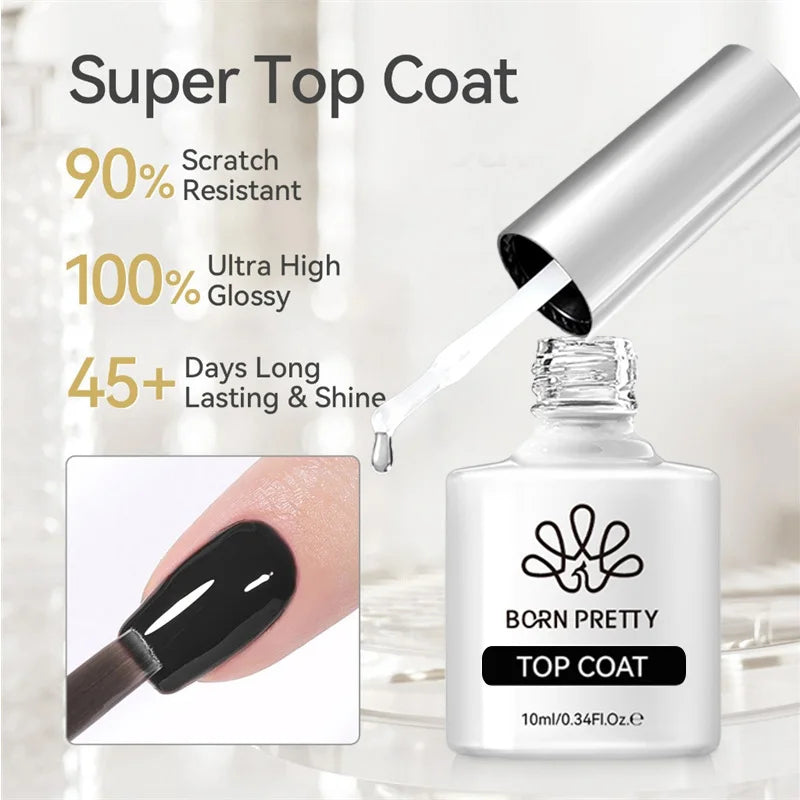 Born Pretty Super Top Coat and Base Gel Polish - Smarsty