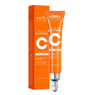 Vitamin C Eye Cream for Dark Circles and Puffiness - Smarsty