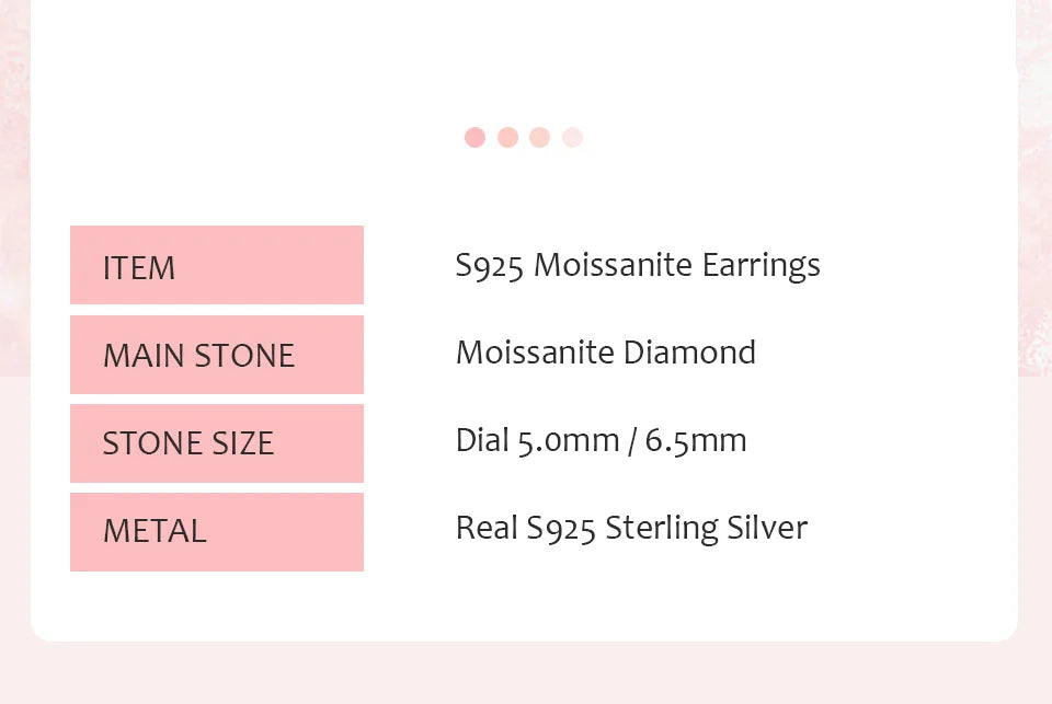 Certified D Color Moissanite Stud Earrings Gold Plated - Smarsty