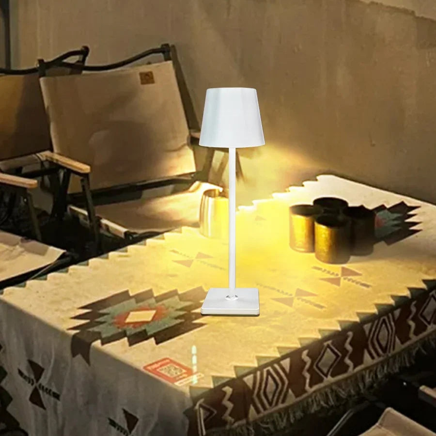 Wireless LED Table Lamp Rechargeable Dimmable Mood Light - Smarsty