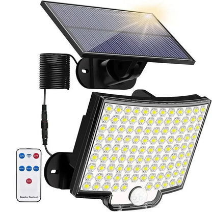 Solar Powered LED Wall Lights with Human Body Sensor - Smarsty