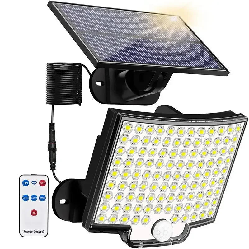 Solar Powered LED Wall Lights with Human Body Sensor - Smarsty