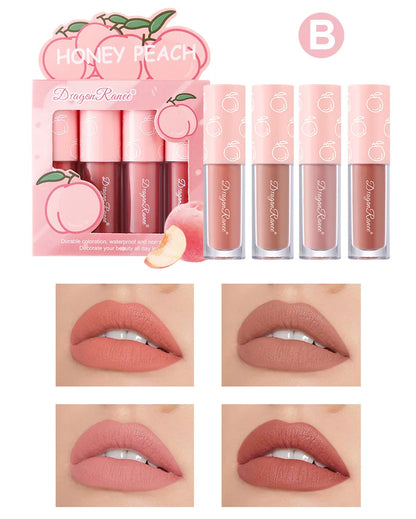 Mini Velvet Matte Lip Gloss Set for Long-Lasting Hydration - Smarsty
